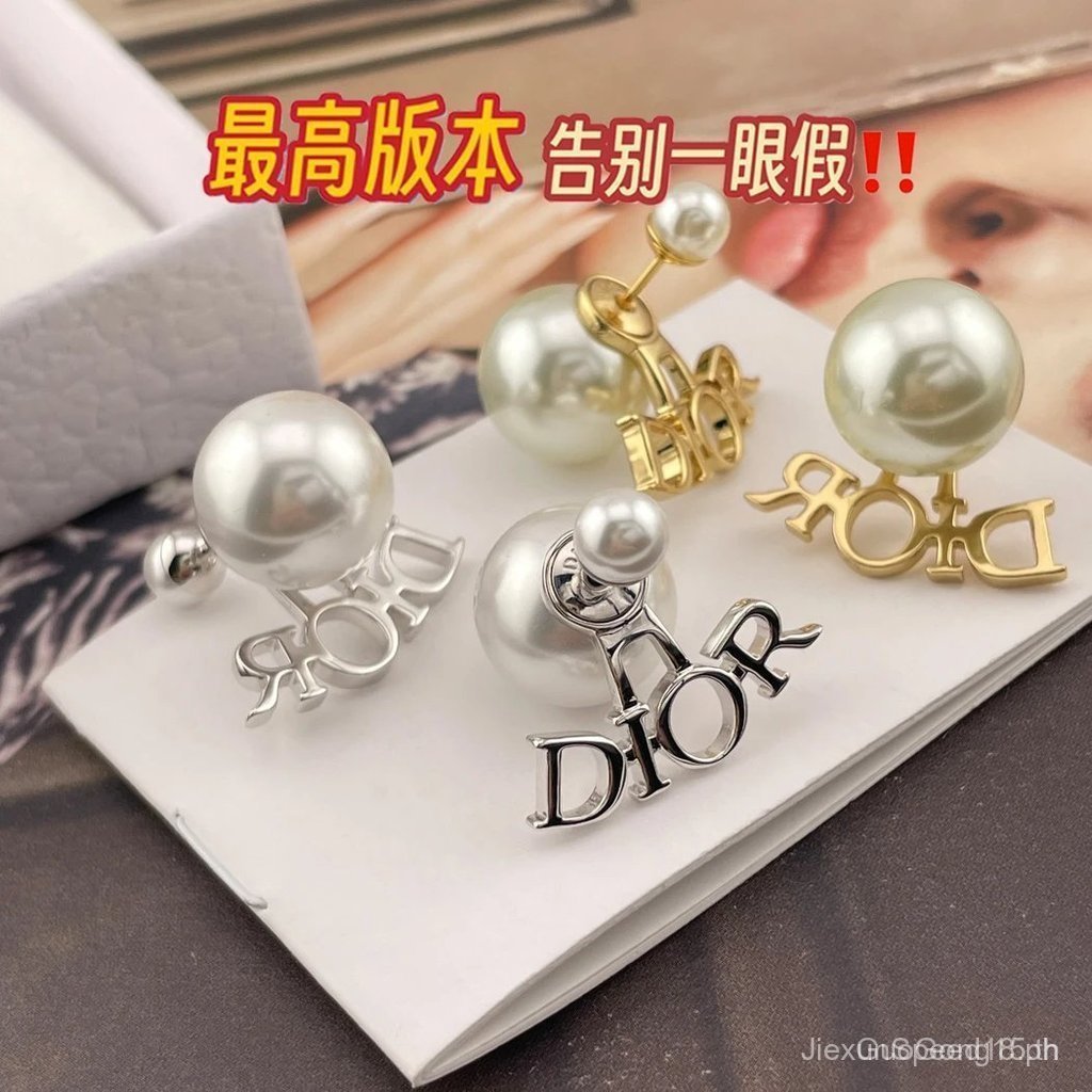 Dior [2025 ต่างหูมุก Dior Letter]216395