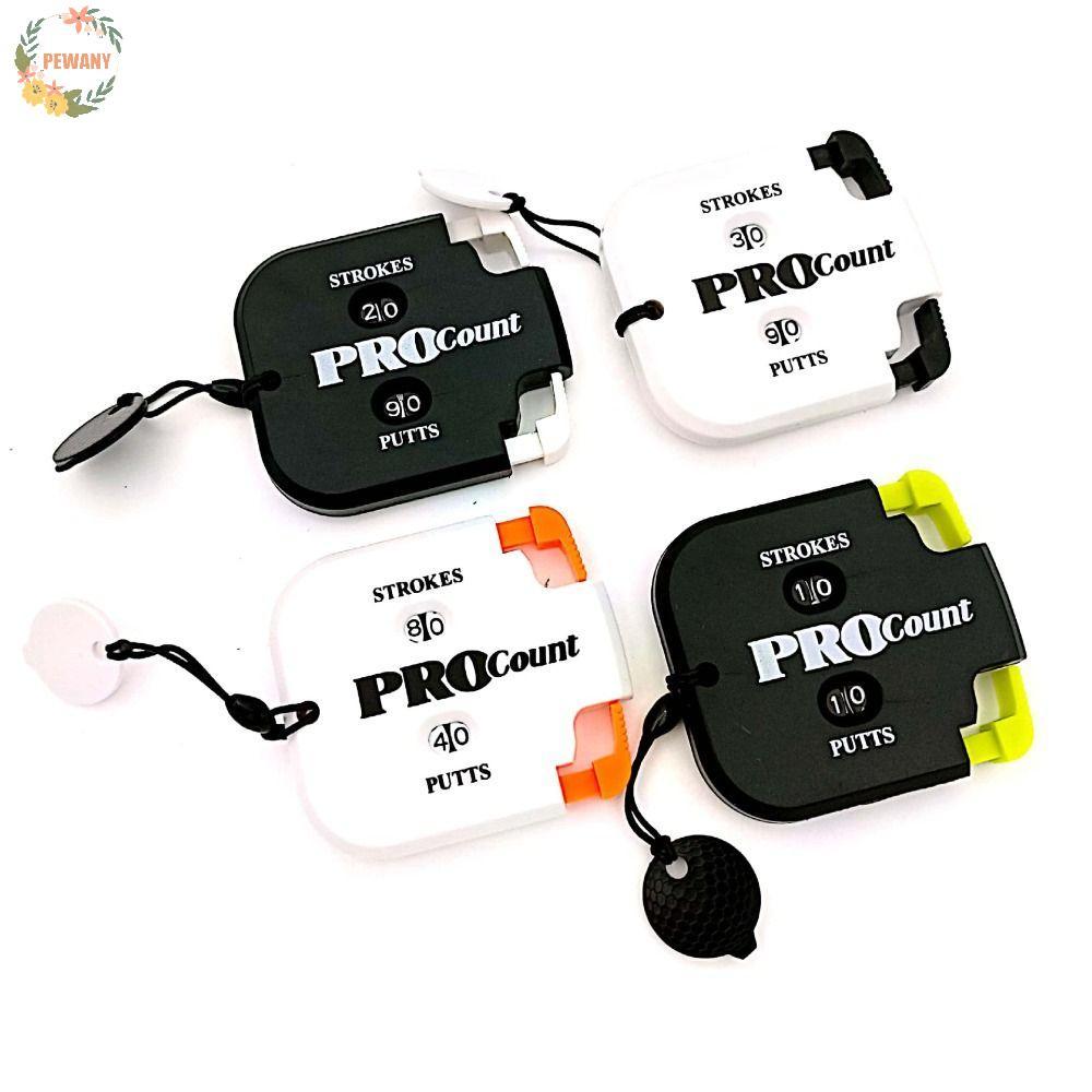 PEWANY Stroke Putt Score Counter พร้อมพวงกุญแจ Scorring Keeper Handy Golf Training Aids สองหลักคะแนนกอล์ฟ 2 หลักคะแนน Keeper