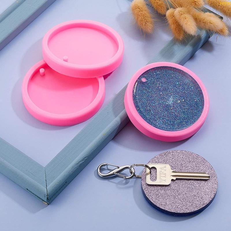 สร้อยคอแท่นพิมพ์ซิลิโคนสำหรับทำจี้กระดูกหมาทรงกลม UV Crystal Epoxy