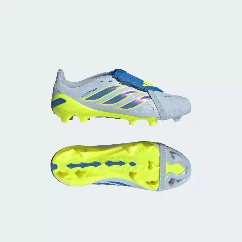 adidas Football PREDATOR LEAGUE Fold-Over Tongue Firm Ground Football Boots Kids Unisex Blue JR7924