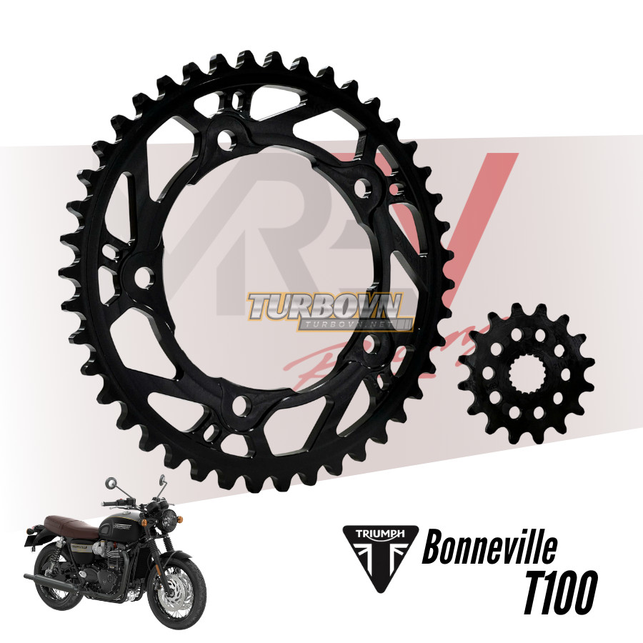 เฟือง MREV สําหรับ Triumph Bonneville T100 (2017-2024) (N-211, D-221)