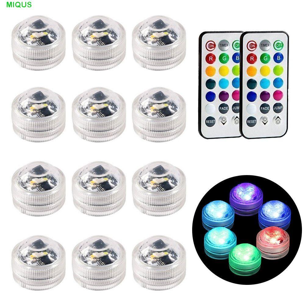 MIQUS Pool Light RGB กันน้ําสวนกลางแจ้ง Aquarium ใต้น้ําชา Light Party ตกแต่ง