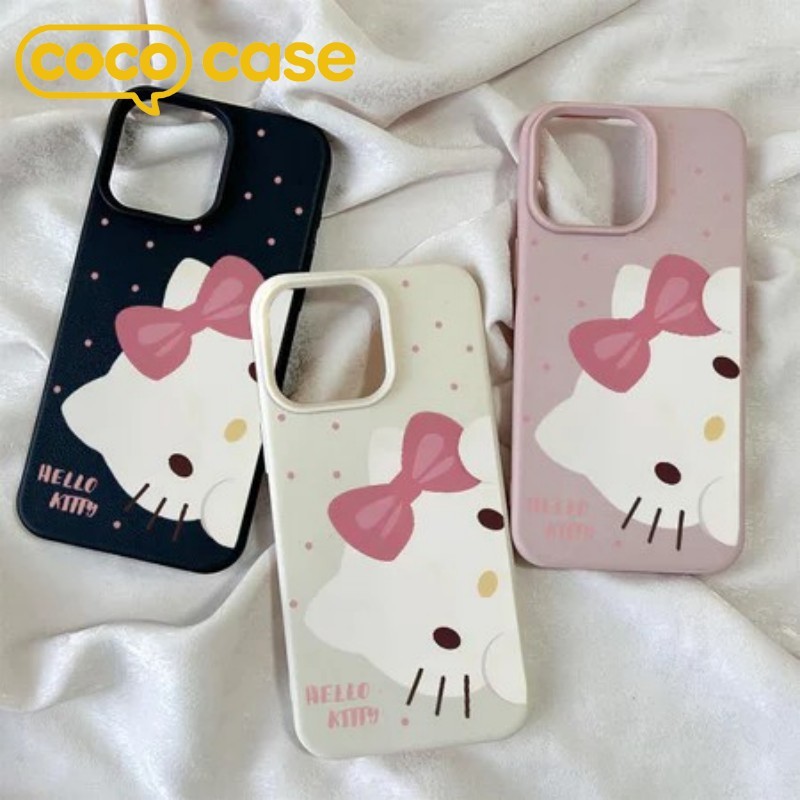 เคสไอโฟน เคส iPhone 17/17 Pro/17 Pro Max 16 15 14 13 12 11 8 7 Plus Hello Kitty มีหลายสี – ทนทานป้องกันกระแทก