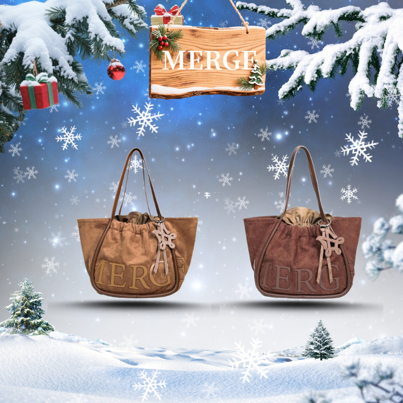 MERGE A DAY BAG กระเป๋าถือ สะพายข้าง กระเป๋า official（ของแท้ 100 %）
