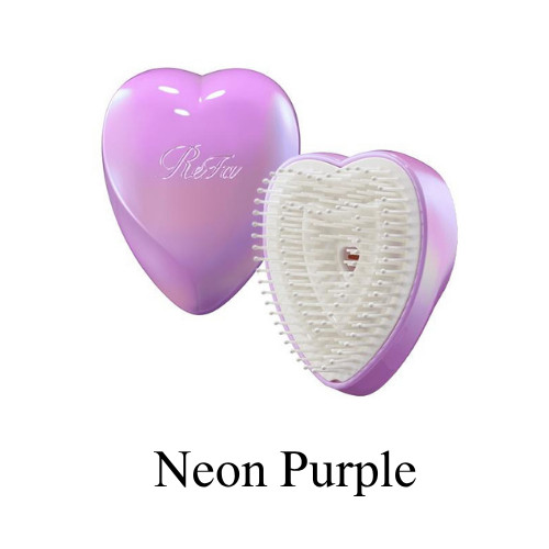 ReFa Heart Brush Mini Neon Limited Color Portable Hair Brush Shine Care Japan [Direct from Japan] ราคา ถูกที่สุด ดีลบีเคเค แกลเลอรีภาพที่ 2