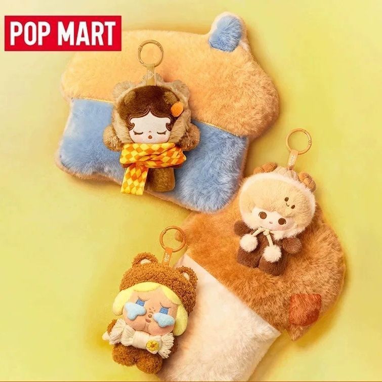 POPMART POPMART POPMART POPMART Plush Warm Series จี้ตุ๊กตา Mystery Box Gift