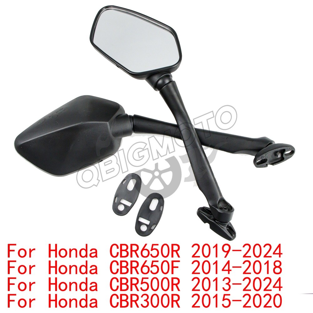 CBR650R กระจกมองหลังรถจักรยานยนต์สําหรับ Honda CBR 650 R 2019-2024 CBR650F 2014-2018 CBR500R 2013-20