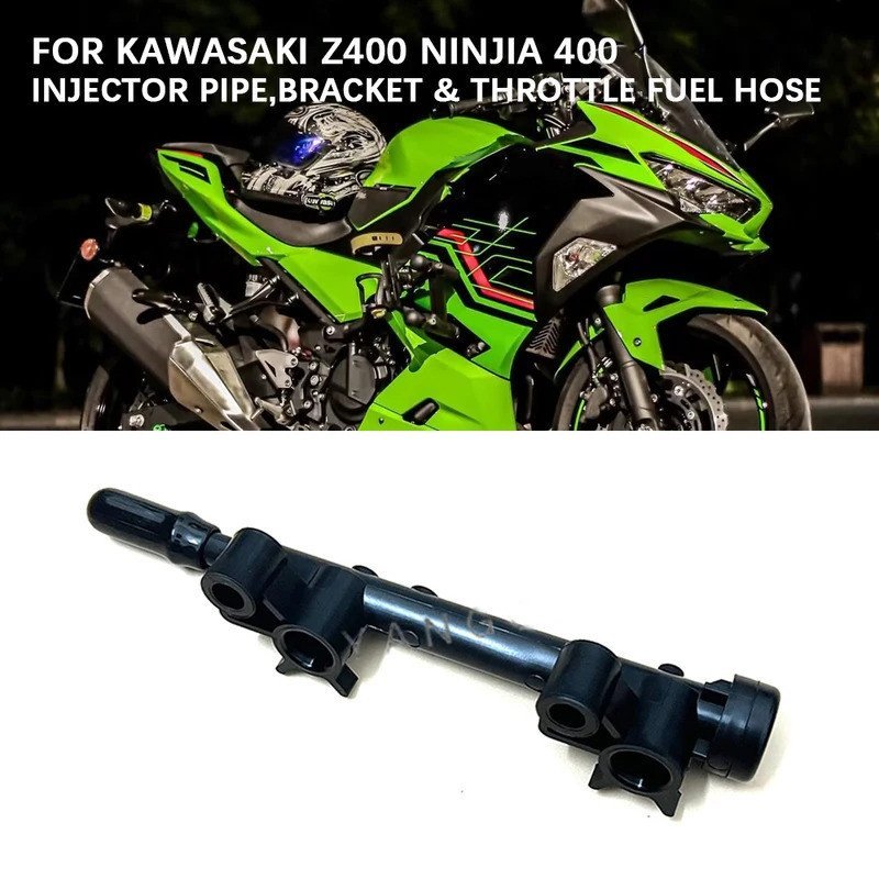 Universal สําหรับ Kawasaki Ninja NINJIA400 Z400 การใช้ฉีดหัวฉีดคงที่พลาสติกท่อวงเล็บ NINJIA400 Z400 