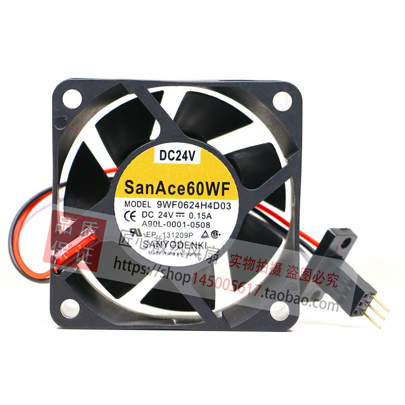 [หม้อน้ําขายดี] 9WF0624H4D03 24V 0.15A Original Sanyo A90L-0001-0508 Fenaka System Fan