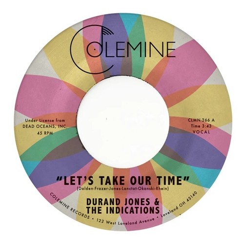 Durand Jones & The Intages - Lets Take Our Time - Flower Moon (สีสุ่ม 7 นิ้ว)