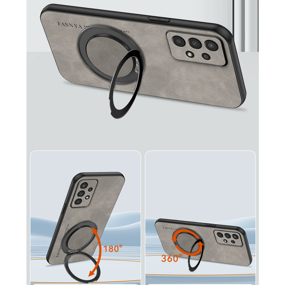 เคส Samsung A13 4g SM-A135F SM-A135U1 SM-A135N SM-A135F/DS SM-A135M SM-A135U ปลอกโลหะหมุนแม่เหล็กป้อ