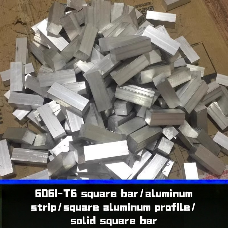 6061-T6 Aluminium Square Bar - ก้านอลูมิเนียมสี่เหลี่ยมทึบสําหรับ CNC Machining/ชิ้นส่วนอุตสาหกรรม/โ
