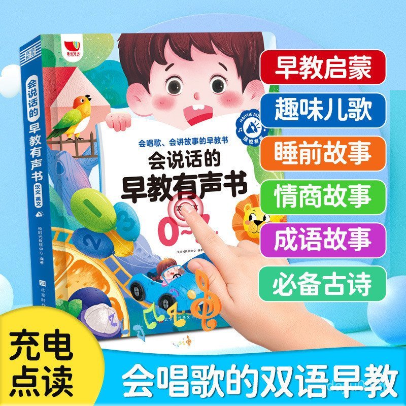 ⭐⭐Speaking Early Education Audiobook 0-9 ปีเด็กเรียนรู้ที่จะพูด Finger Point อ่าน Early Education En