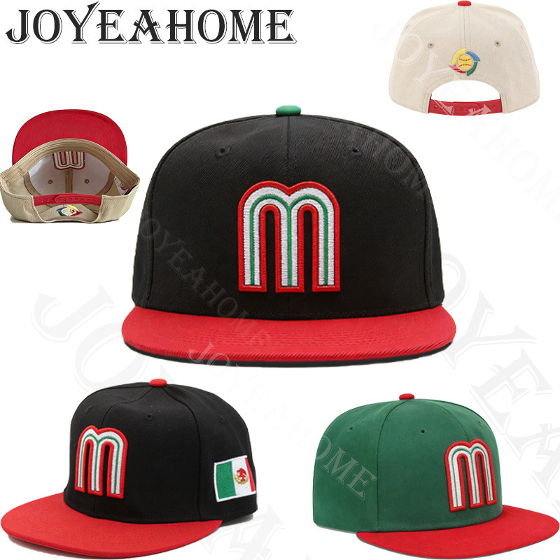 Mexican hat M Embroidered logo hat, fashionable for commuting, Mexican national team sports cap, hip