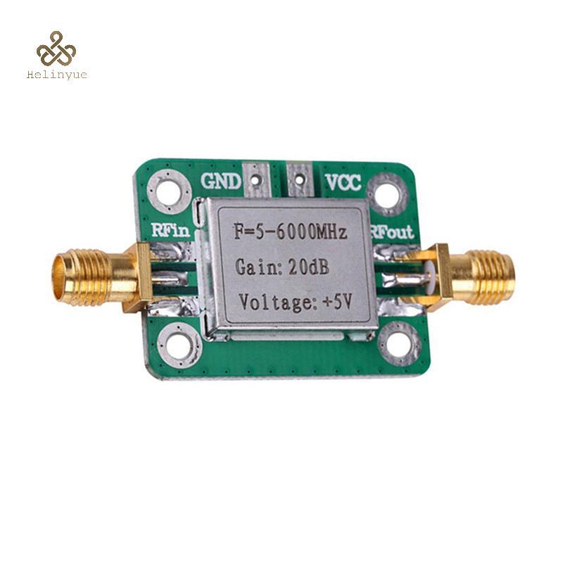HELINYUE SPF5189 RF Amplifier Module NNA 500-4000MHz 0.6dB ถึง 20dB Gain สําหรับเพิ่มความแข็งแรงในม้านั่งทดสอบ TH