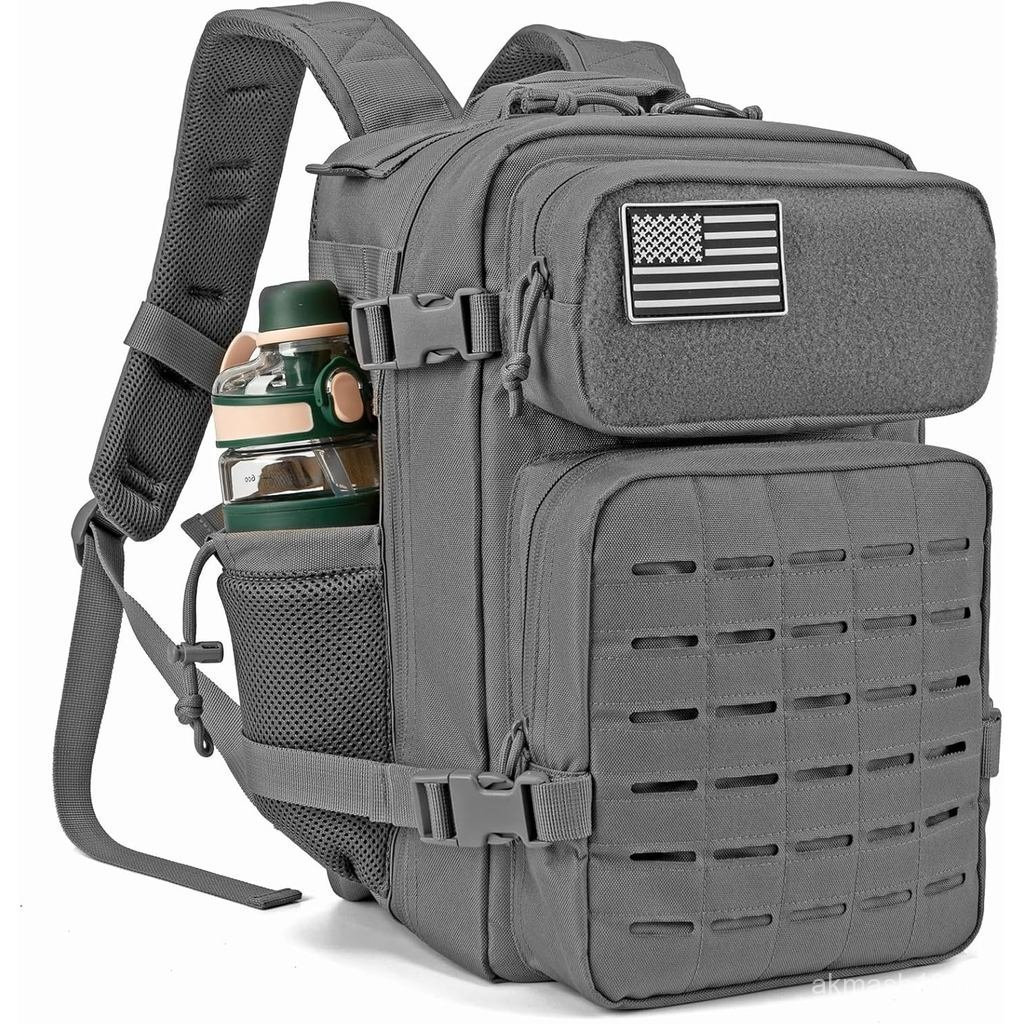 QT & QY 25L/45L ทหารยุทธวิธีกระเป๋าเป้สะพายหลังสําหรับชาย Molle Daypack 3 วัน Bug Out กระเป๋าเดินป่า