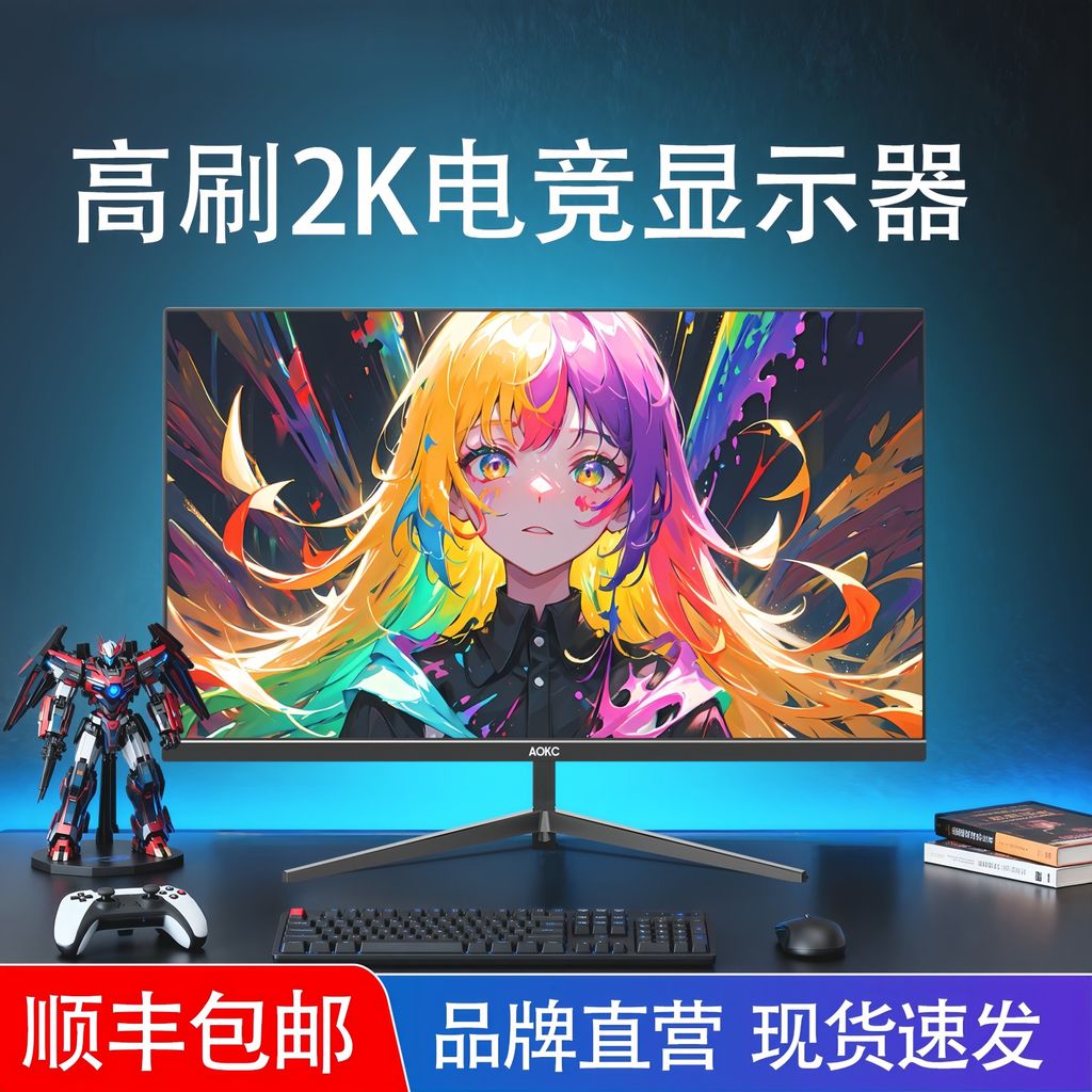 ZOWIEWIE Monitor 32 นิ้ว 2K240Hz Curved Gaming 90cm 4K HD จอคอมพิวเตอร์ 80cm