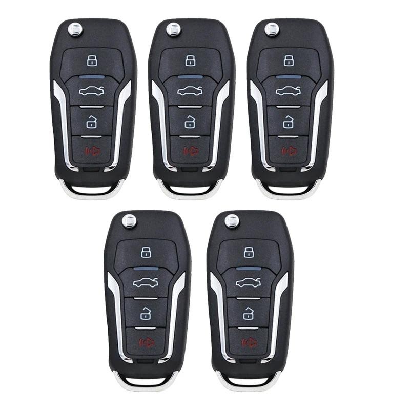 5 ชิ้น/ล็อต KEYDIY NB12-4 KD รีโมทคอนโทรลรถ Universal 4 ปุ่มสําหรับ KD900/KD-X2 KD MINI/ KD-MAX สําห