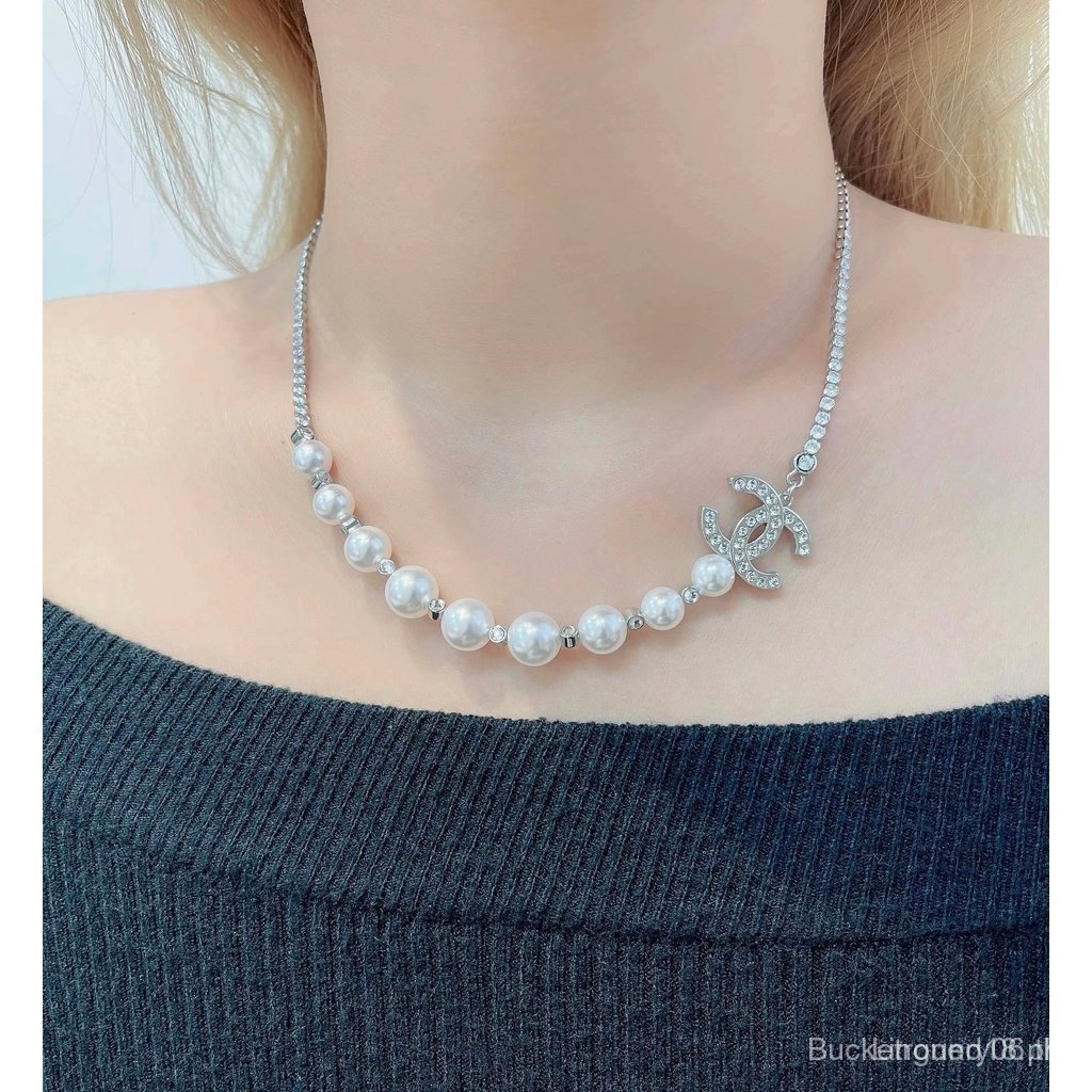 สร้อยคอมุก Chanel New25b