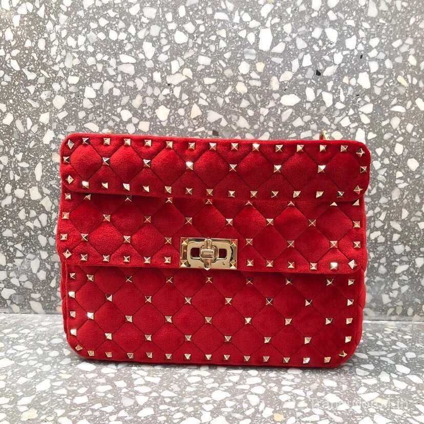 Valentino VLTN Rockstud Spike Medium Chain Handbag