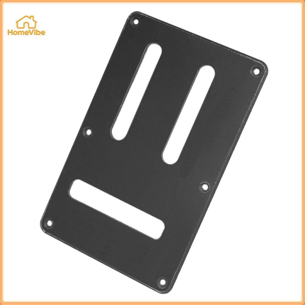 HomeVibe กีตาร์ไฟฟ้าฝาครอบด้านหลังพลาสติก PVC 3 ช่องออกแบบแผ่นหลังกีต้าร์แผ่นหลังพร้อมสกรู 6 รูใช้สำหรับปกป้องสายไฟวงจร