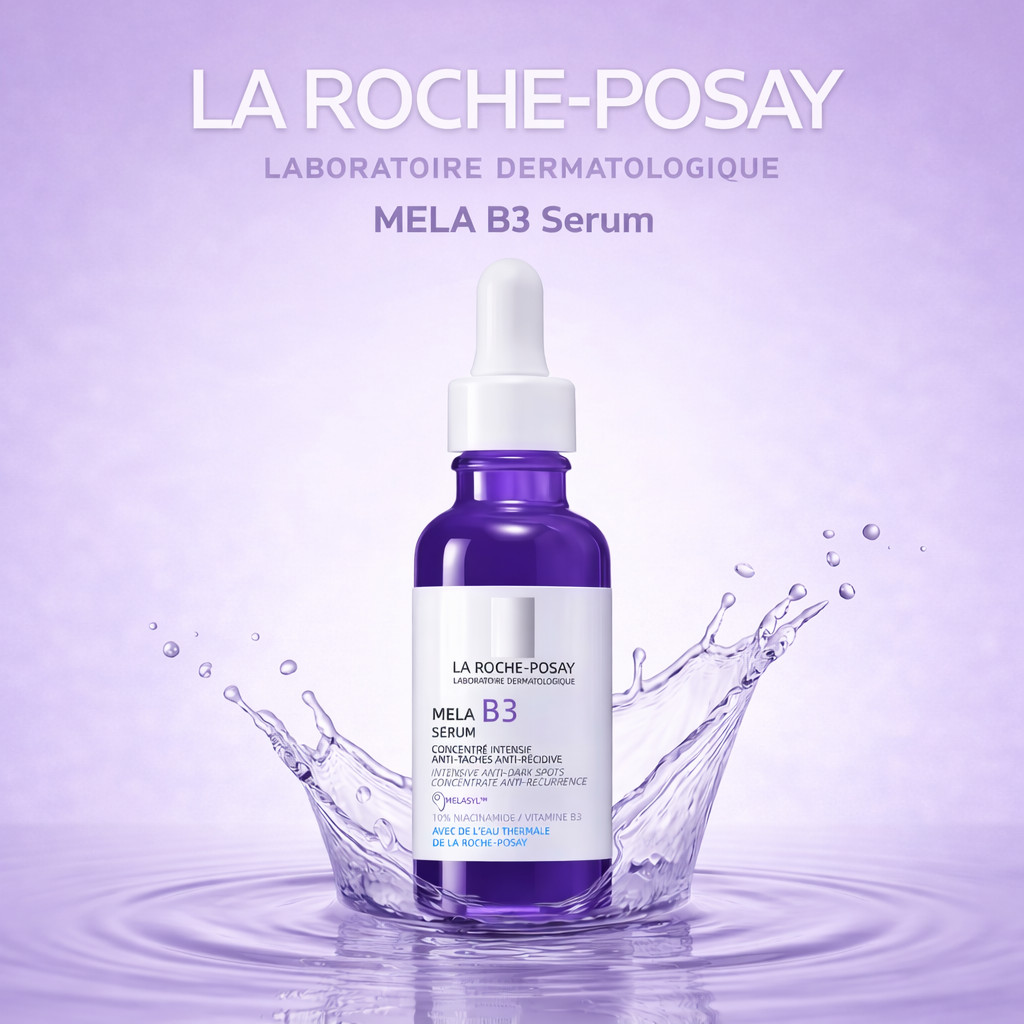La Roche-Posay Mela B3 Serum MELASYL 30ml | เซรั่มลดจุดด่างดำลึก ปรับผิวกระจ่างใส สีผิวสม่ำเสมอ ผิวเรียบเนียน