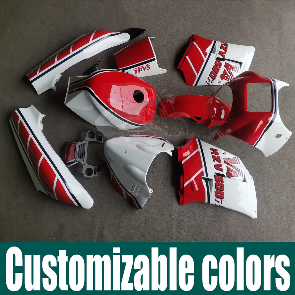 ECustomized Motorcycle ABS Fairing Set Fit for YAMAHA RD500 RZV500 1985 1986 1987 Bodywork Pane Kit 