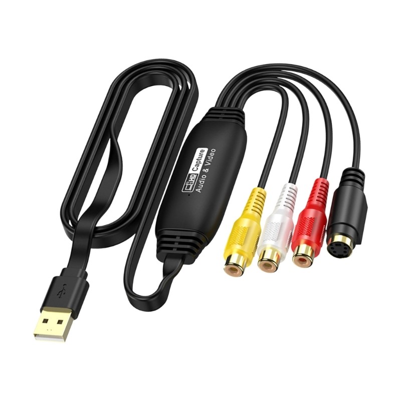 TY USB Video Capturing VHS to Digital Converter USB Video Sound Capturing Card Video Converter สําหร