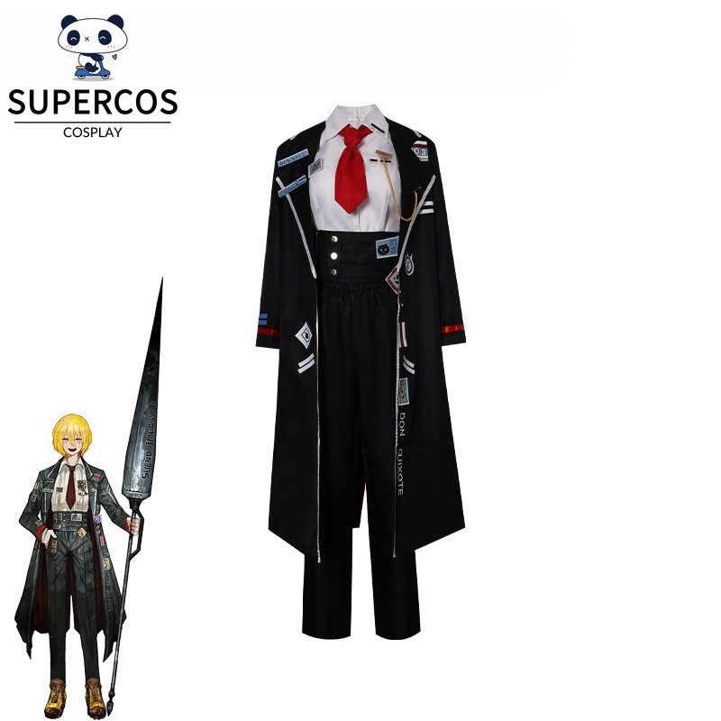 Limbus Company Don Quixote Cospaly Costume Set for Comic Con Carnival