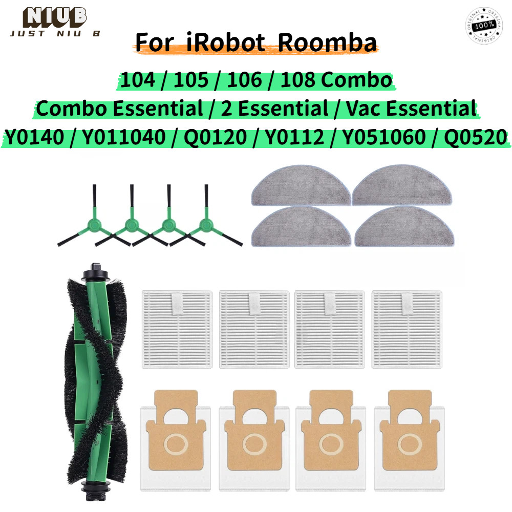 สําหรับ iRobot Roomba Combo Essential (Roomba Vac 2 Essential) Roomba 105 Combo .Roomba 104 Combo Y0