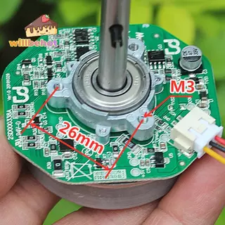 [Willbehot-t] DC12V 20-30W ตัวควบคุมความเร็วมอเตอร์ DC แบบไม่มีแปรงพร้อมไดรฟ์มอเตอร์ PWM บอร์ดควบคุมความเร็ว [ใหม่]