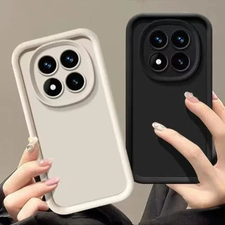 สําหรับ Redmi หมายเหตุ 15 Pro + 5G Redmi A7 Pro Redmi 15 15C 15A Turbo 5 Max เคสโทรศัพท์กันกระแทกสีทึบปลอกซิลิโคน Soft TPU ฝาหลัง