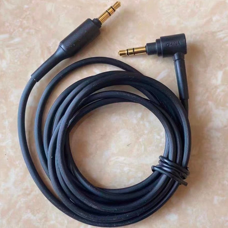 อุปกรณ์เสริมต้นฉบับเหมาะสําหรับ SONY SONY WH-1000XM2/3/4/5 ชุดหูฟัง Aux สายสัญญาณเสียง 3.5 มม.