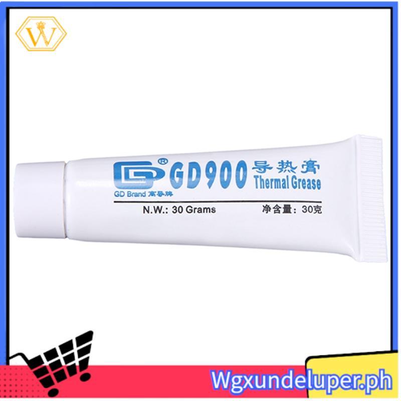 WGD GD900 Thermal Conductive Grease Paste ซิลิโคนพลาสเตอร์ความร้อน Sink Compound น้ําหนักสุทธิ 30 กร