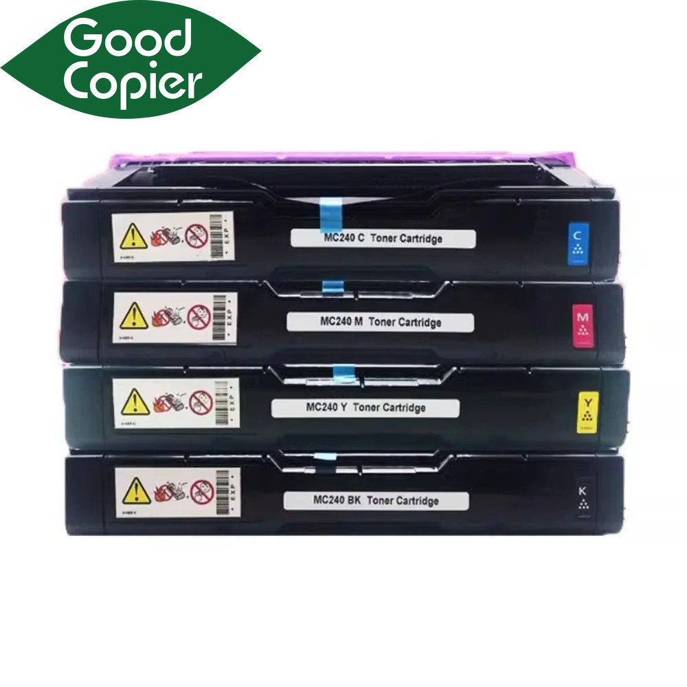 1PCS ใช้งานร่วมกับ Ricoh MC240 PC200 ตลับหมึกสําหรับ MC240FW PC200W M C240FW P C200W คุณภาพสูงสี Ton