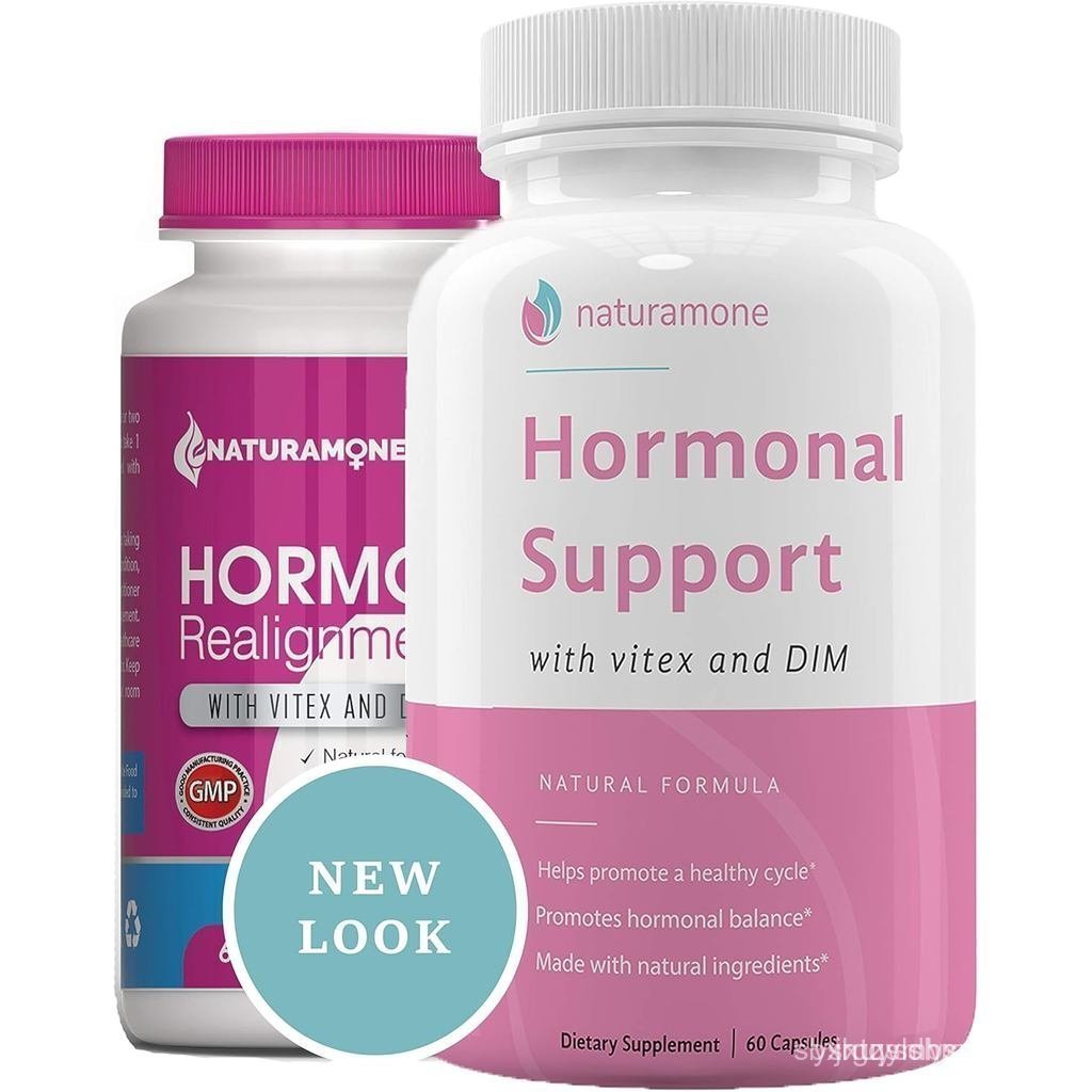 Estrogen Balance พร้อม Vitex & DIM สําหรับผู้หญิง โดย Naturamone - สําหรับ PMS บรรเทา, สิวฮอร์โมน, E