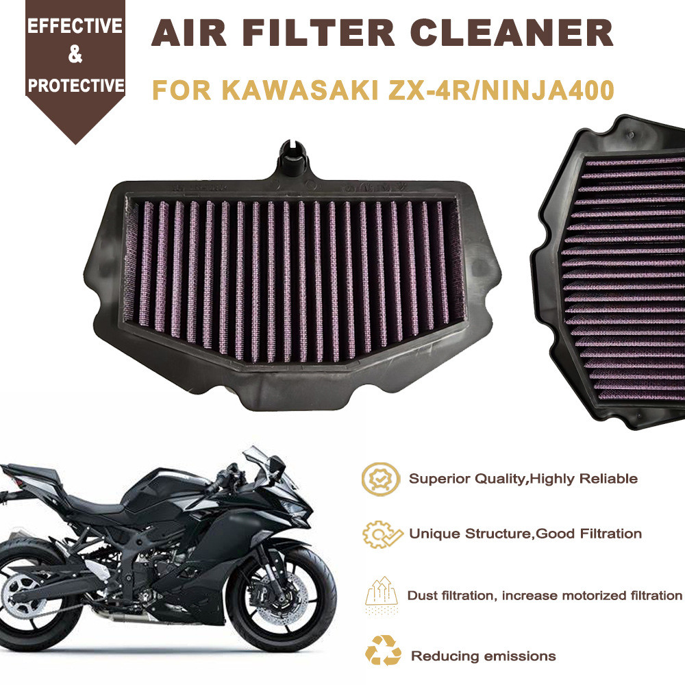 สําหรับ Kawasaki Z400 ABS ZX-4R ZX-4RR ZX4R ZX4RR ZX 4R 4RR 7 Hybrid Ninja 400 500 รถจักรยานยนต์ Air