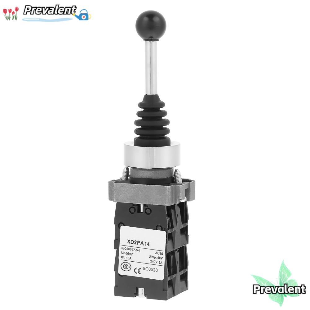 PREVALENT จอยสติ๊กสวิทช์, 4NO 4 ตําแหน่ง 22 มม. Latching Stick Switch, สวิตช์ควบคุม XD2PA14 Push On 