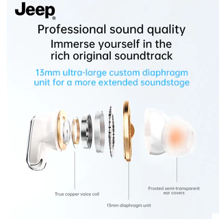 Jeep EW119 TWS หูฟังบลูทูธ ไร้สาย Bluetooth 6.0 เสียงดี HD Calls เเบตอึด หูฟังเกมมิ่ง มี Game Mode