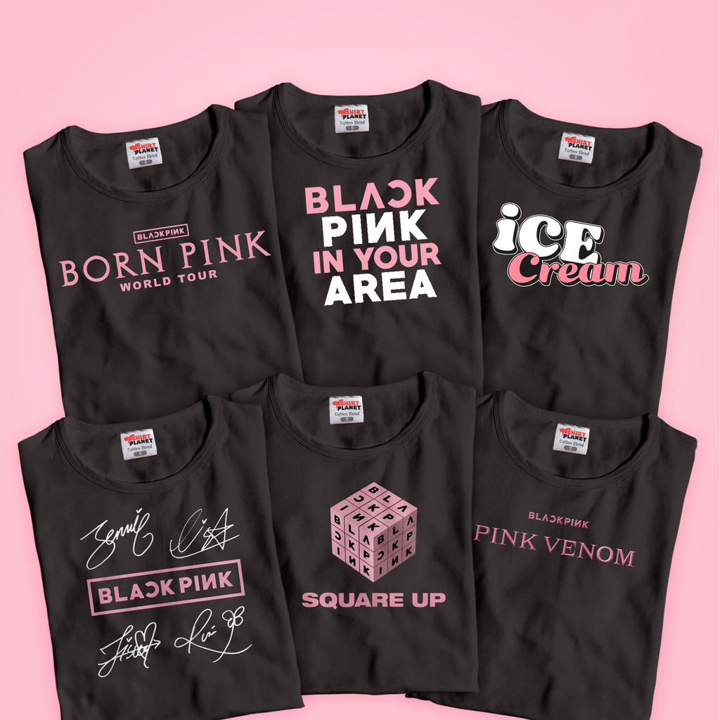 New Korean Girl Group Kpop Comeback Shirt Born pink Lisa, Rose, Jisoo, Jennie T-Shirt