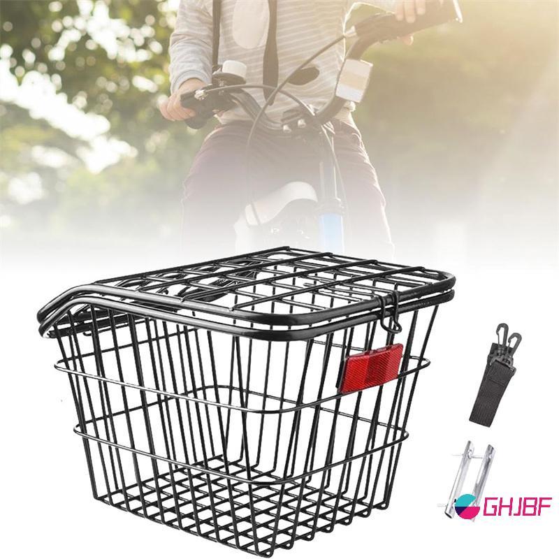 GHJBF] Bike Metal Tailer Business Basket Cargo Basket For Folding Bike SsOriginalnnnanteckmh