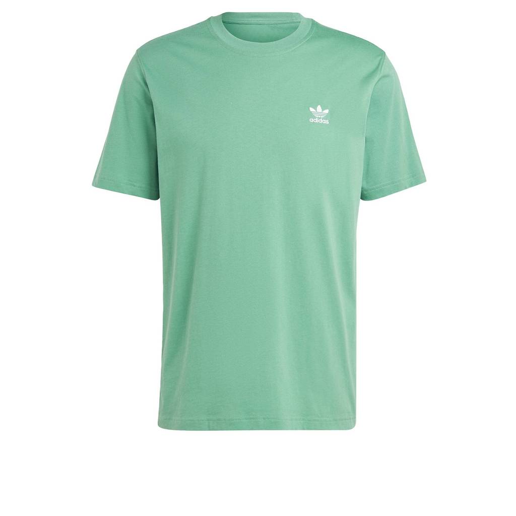 adidas Lifestyle Trefoil Essentials Tee Men Green IN0671 ราคา ถูกที่สุด ดีลบีเคเค แกลเลอรีภาพที่ 3