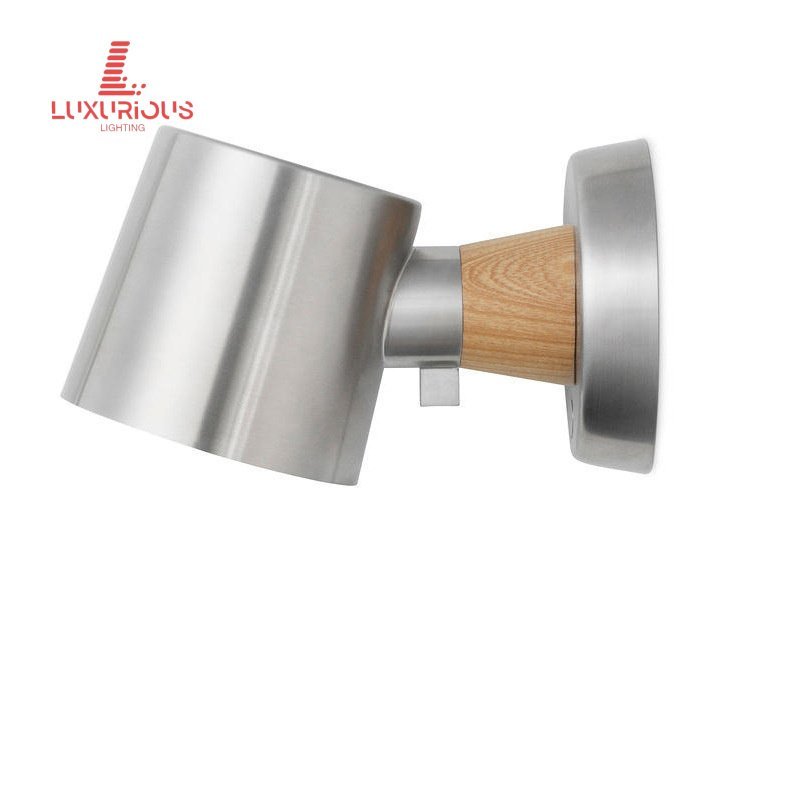 Japanese Style White Wax Wood Wall Lamp Nordic American Designer Minimalist Design Bedside Hotel Woo