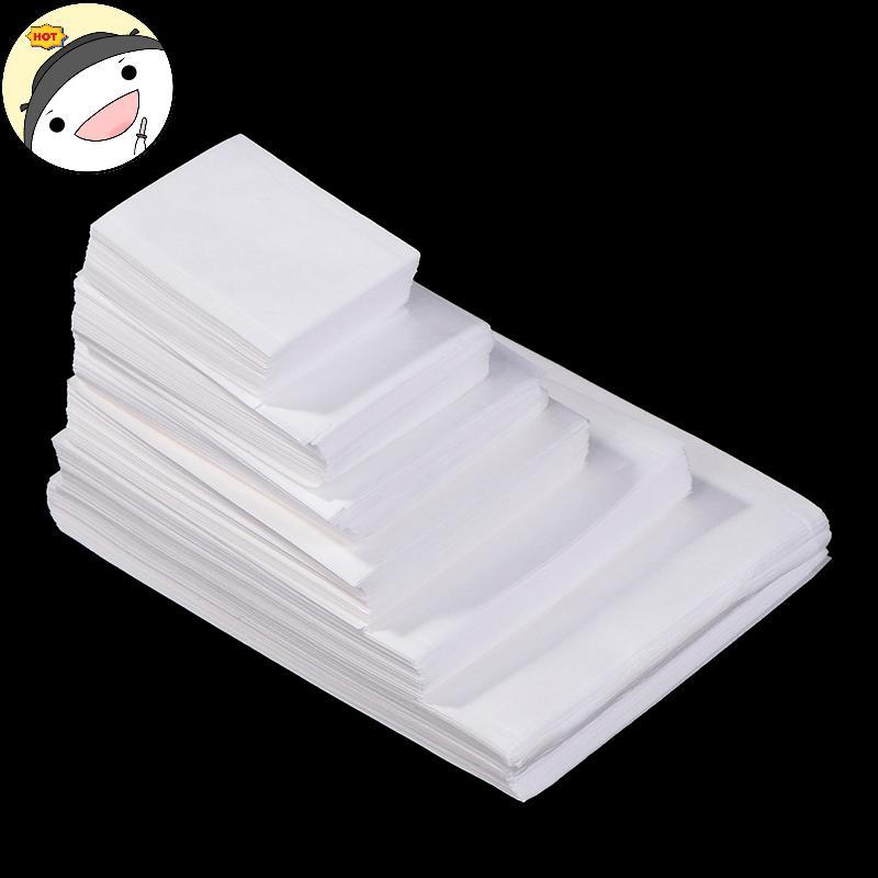 Lanf 100 ชิ้นทิ้งถุงชาซีลความร้อนกระดาษกรองสําหรับสมุนไพรหลวม Teabags หลายขนาดกาแฟเปล่าถุงชา EN
