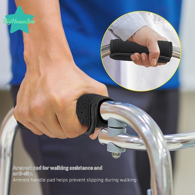 [Sea-t] 1/2 ชิ้นเดิน Aid Handle ถุงมือรถเข็นถุงมือผู้สูงอายุ Walker Grips Breathable Cushioned ครอบค