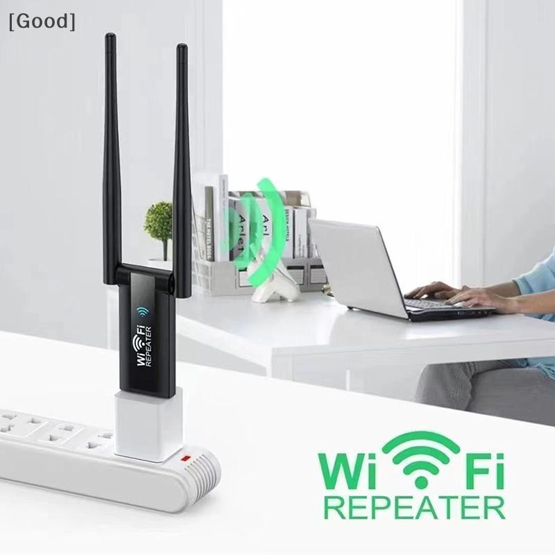 [Well] USB Wifi Repeater 300M Wi-Fi Signal Booster 2.4G Wireless Extender Wi Fi Adapter สําหรับเดสก์ท็อปพีซีแล็ปท็อป [ใหม่]