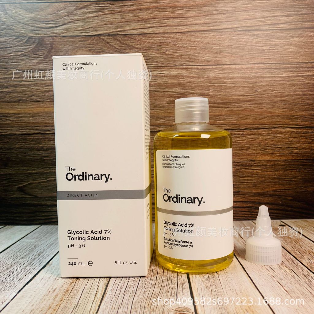 The Ordinary7% Fruit Acid Toner 240ml โทนเนอร์ Glycol Acid Brightening Moisturizing 1.16