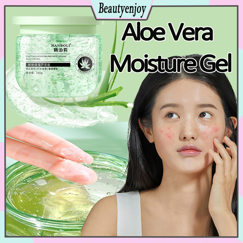 260g Aloe Vera Soothing Gel Moisturizer Refreshing Brightening Soothing Gel Relief Sunburn