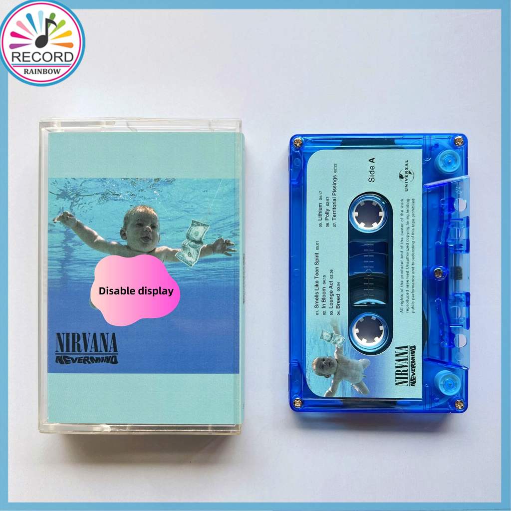 Nirvana Nevermind Cassette Tape Brand New [Sealed] Original