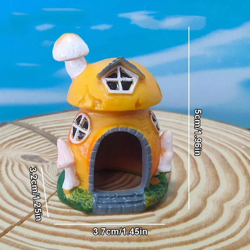 fashionapple เห็ด Conch House Aquarium ตกแต่งตู้ปลา Hiding Shelter thumbnail 9